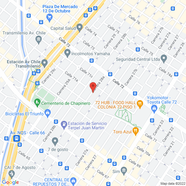 Mapa de Centro Odontológico Especializado Sodental