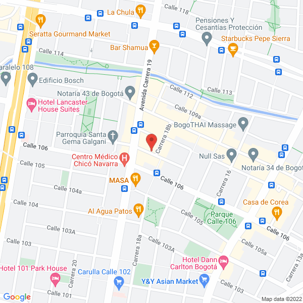Mapa de Centro Odontológico Juan Francisco Navas Ltda