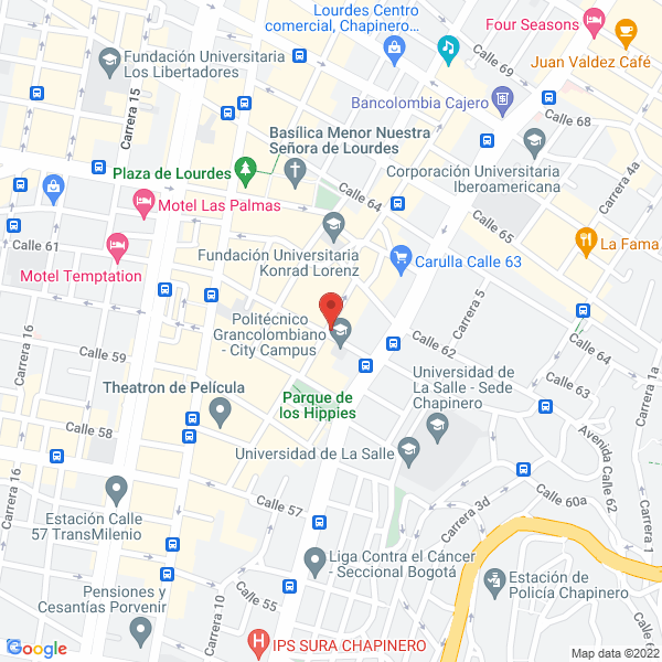 Mapa de Clinica David Restrepo