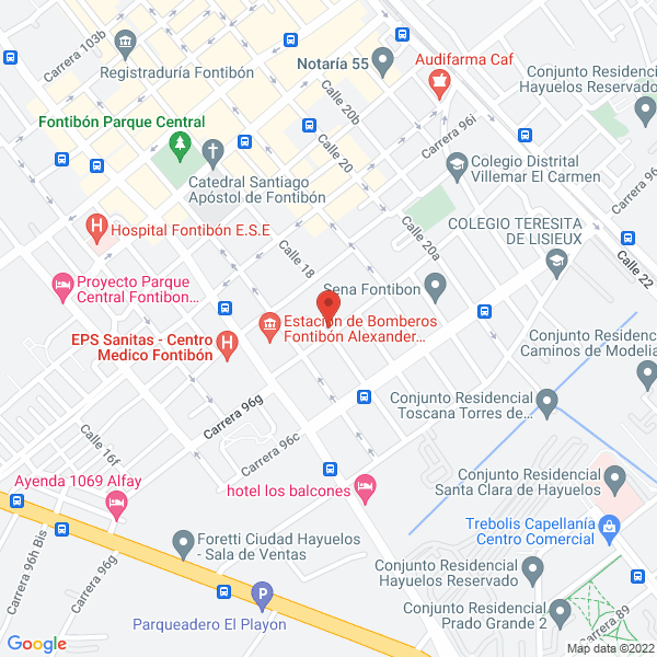 Mapa de Comercial Quimica Ltda