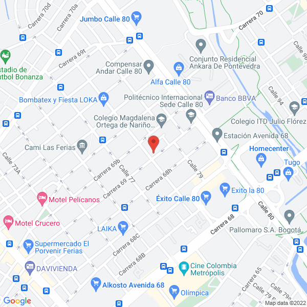 Mapa de Comercializadora 3Point S.A.S.