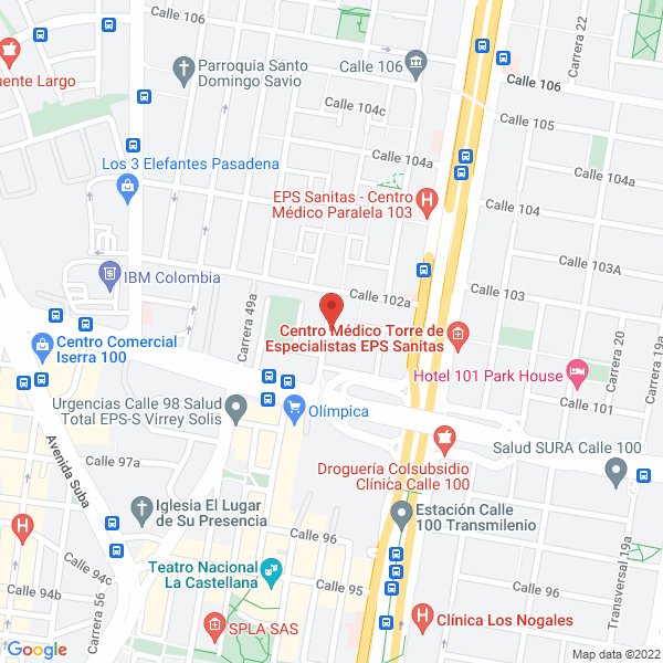 Mapa de Centro Tareas Educación Especial