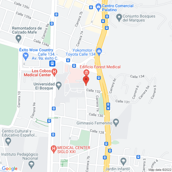Mapa de Colciencias