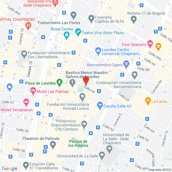 Mapa de Centro Jurídico De Cobranzas