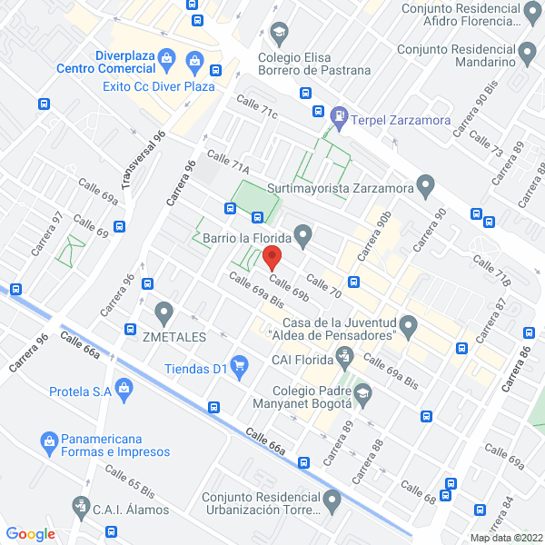 Mapa de Colproservice S.A.S.