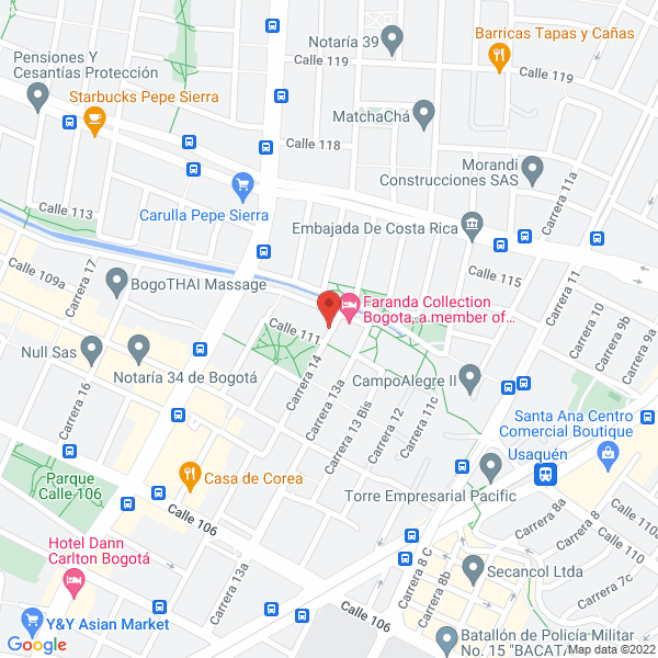 Mapa de Columbus House Ltda.