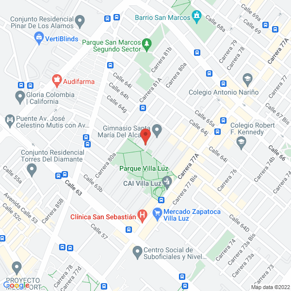 Mapa de Comercializadora Fedecol Ltda.