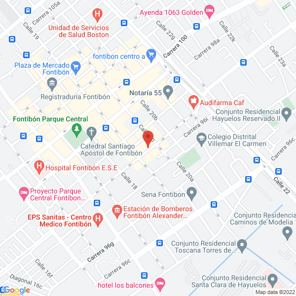 Mapa de Comercializadora Fénix