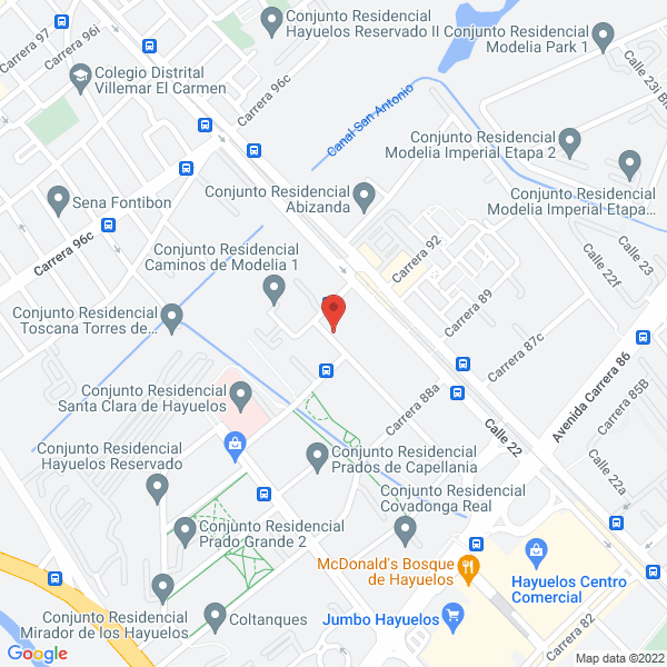 Mapa de Comercializadora Frutto S.A.S.