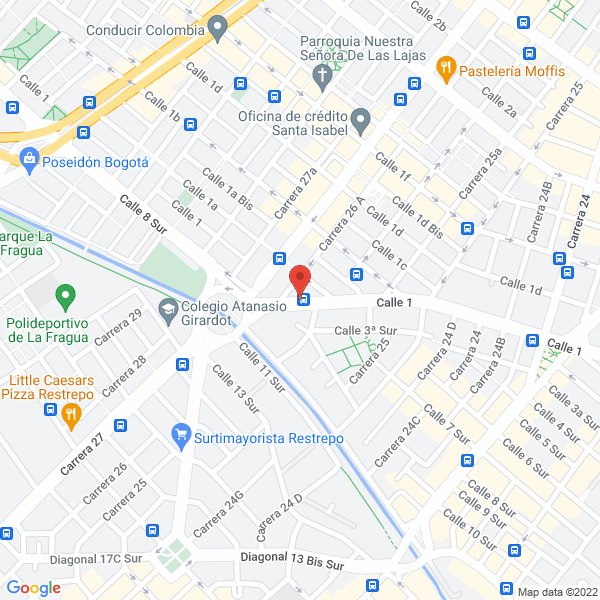 Mapa de Comercializadora Hbc