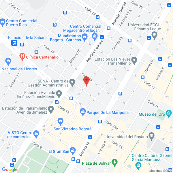 Mapa de Comercializadora Impa Ltda