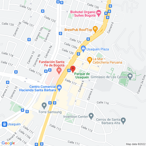 Mapa de Comercializadora Internacional Cool Works Ltda.