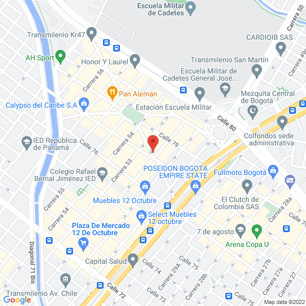 Mapa de Comercializadora Jusval