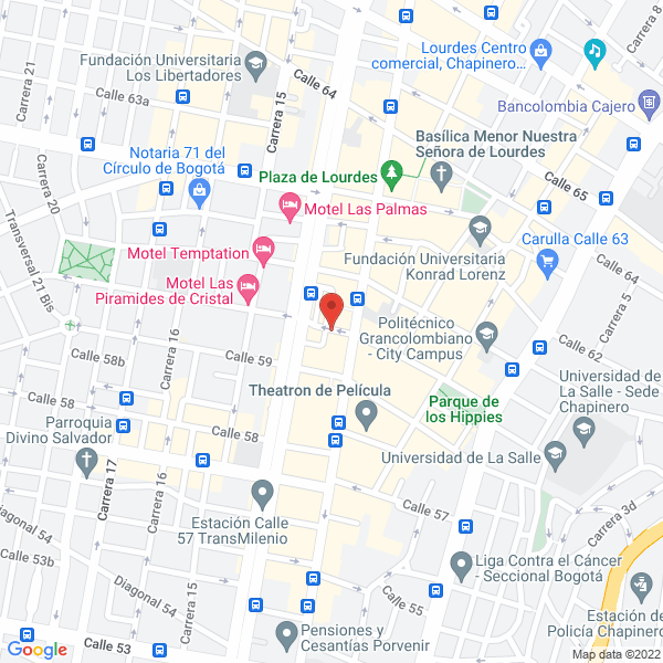 Mapa de Cigarrería Calle 60