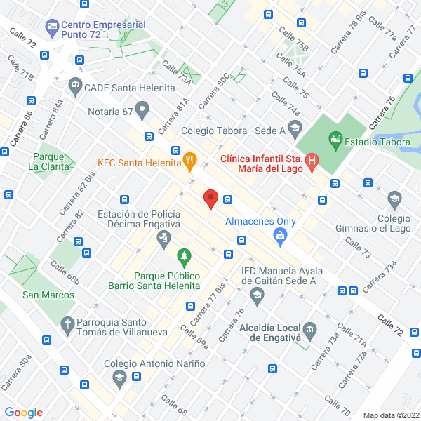 Mapa de Cipelog - Carga Internacional P Logística S.A.S.