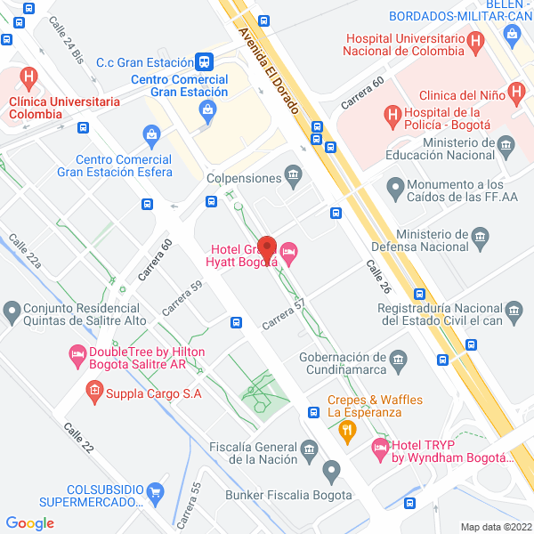 Mapa de Comercializadora Y Distribuidora De Materiales De Construcción Jar S.A.S.