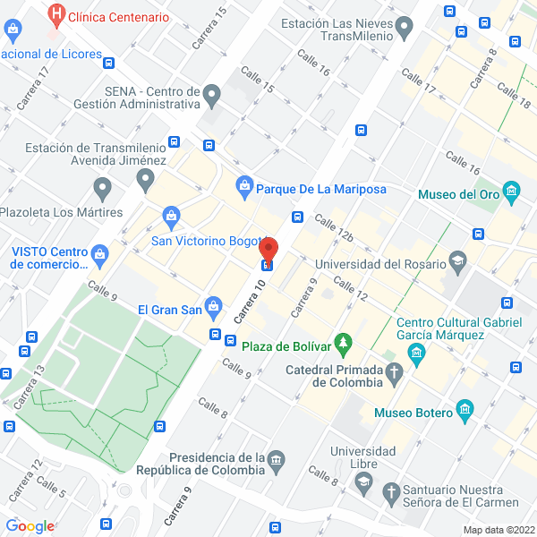 Mapa de Comercializadora Y J C