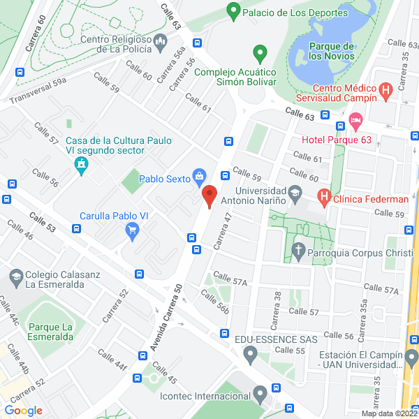Mapa de Commercial Corporation Group S.A.S.