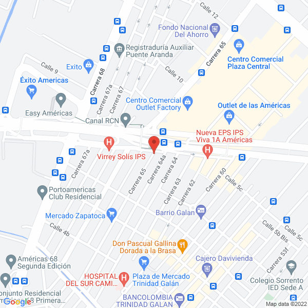 Mapa de Colegio Fundación Saur