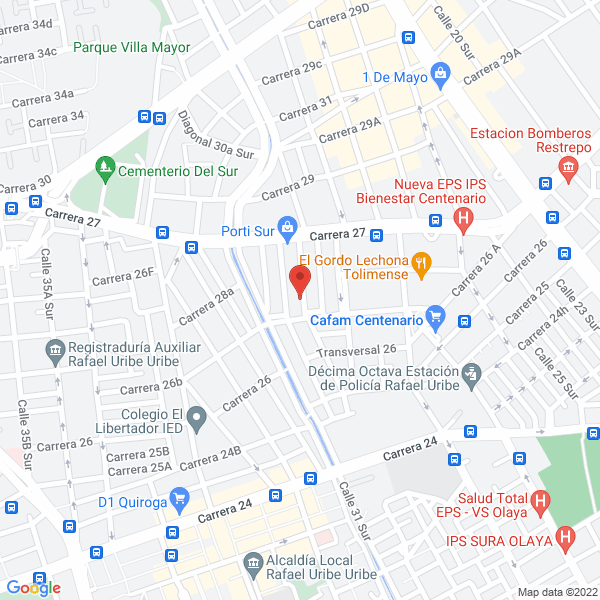 Mapa de Comestibles Didi S.A.S.