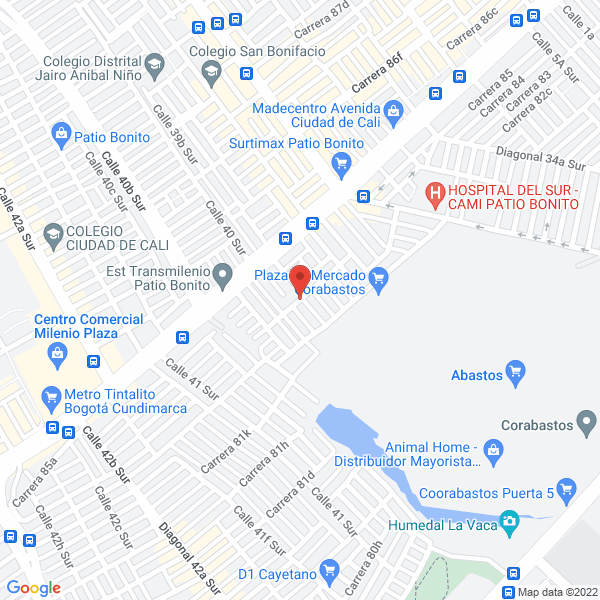 Mapa de Comidas Rapidas Rapi Laura