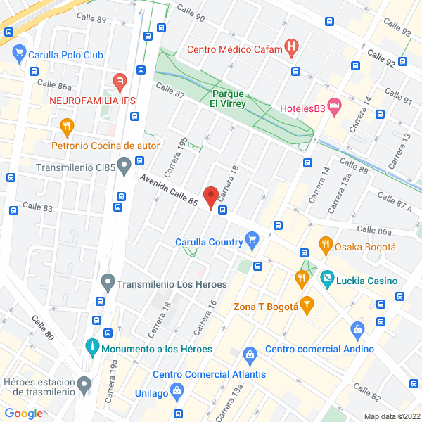 Mapa de Compañia De Bienes Raices Ltda.