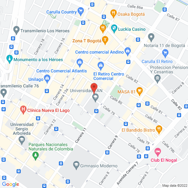 Mapa de Compañia Logística Colombia