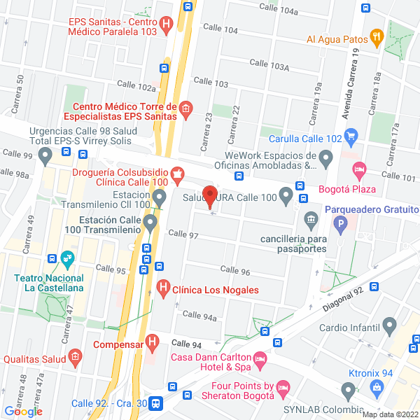 Mapa de Exacta Consultores S.A.S.