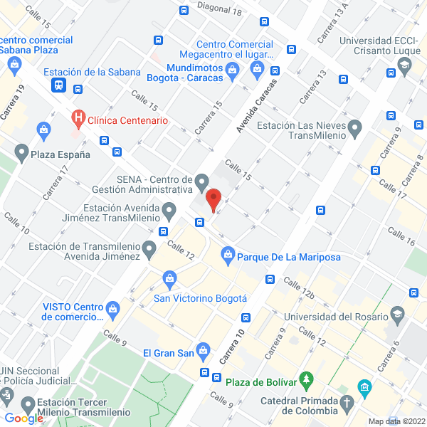 Mapa de Exiagricola J.D. Ltda.