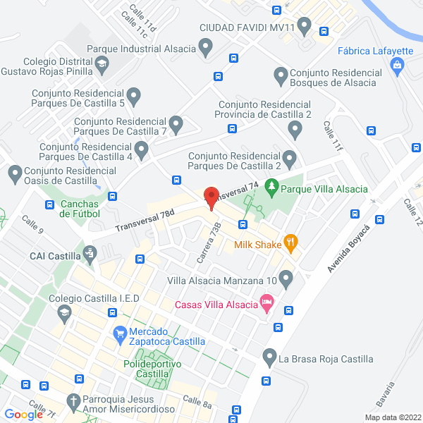 Mapa de Eximercar Supermercado