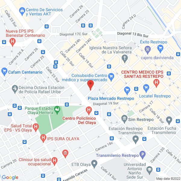Mapa de Exitoy'S Ltda.