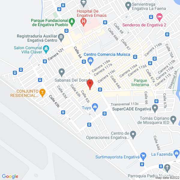 Mapa de Fabián Moreno E.U.