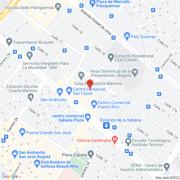 Mapa de Ferretería Brand Ltda.