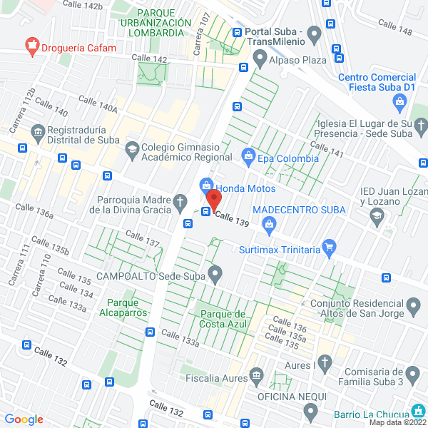 Mapa de Ferretería D & E