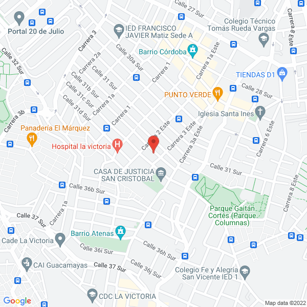 Mapa de Ferretería Leopoldo Jiménez