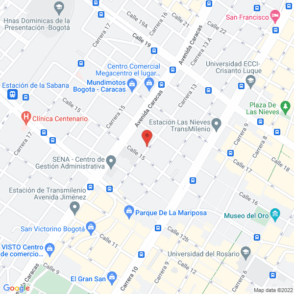 Mapa de Ferretería Mg Chía