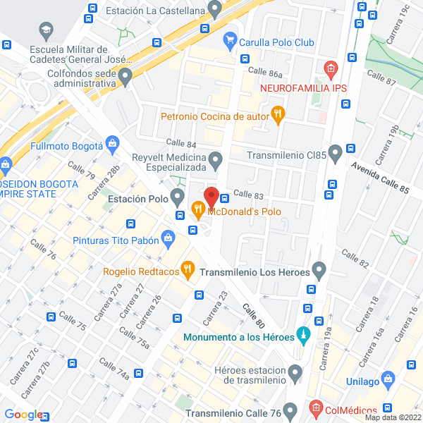 Mapa de Grupo Invermeza S.A.S.