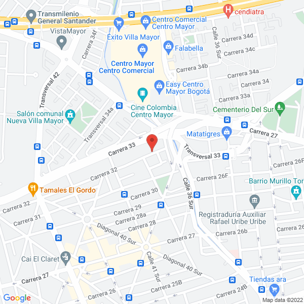 Mapa de Grúas Telescópicas Sobre Camión