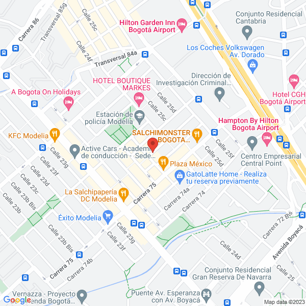 Mapa de Grupo De Comercio Internacional Uniworld Express Coustoms Ltda.