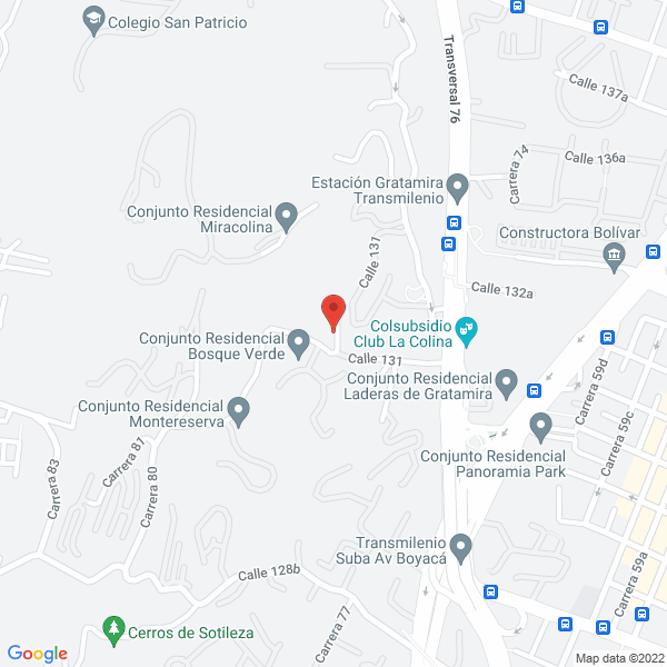 Mapa de Eventos Y Consultorías Avant Ltda.