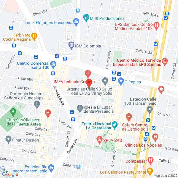 Mapa de Exim Licensing Group Colombia Ltda.