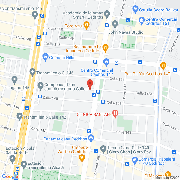Mapa de H O L Constructores S.A.S.