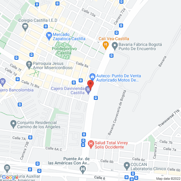 Mapa de H. Y H. Santander Ltda.