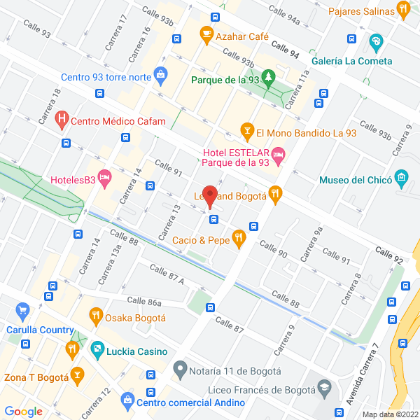 Mapa de Hacienda Polmeran S.A