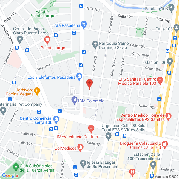 Mapa de Invermam S.A.S.