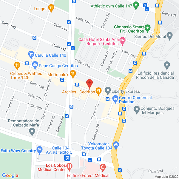 Mapa de Inversiones Echavarría Ltda.
