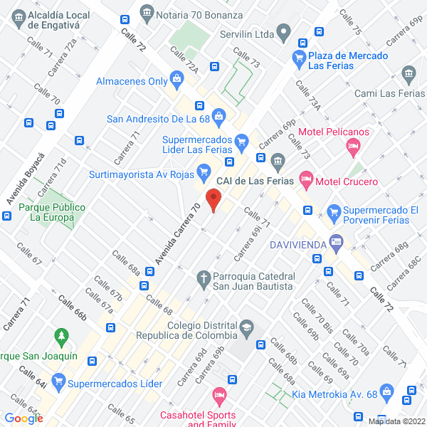 Mapa de Insumos Graficos Insugraf S.A.S.