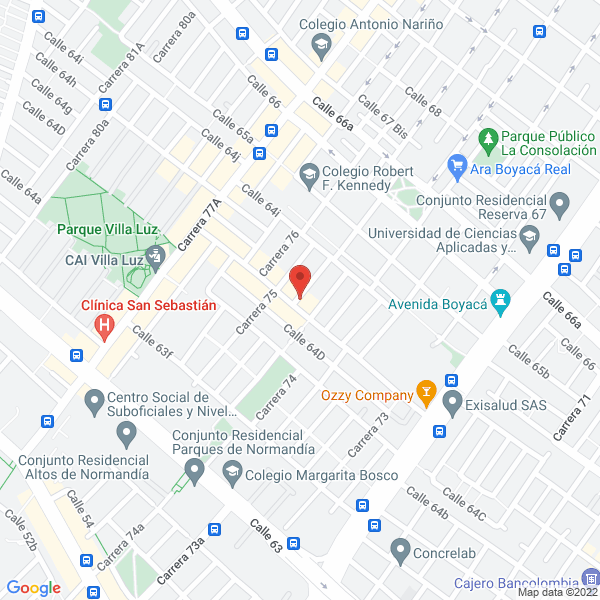 Mapa de Inter Técnicos Eléctricos Industriales Ltda.