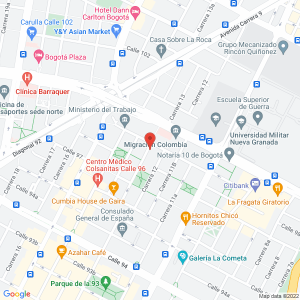 Mapa de Hoteles Y Campamentos Transportables S.A.