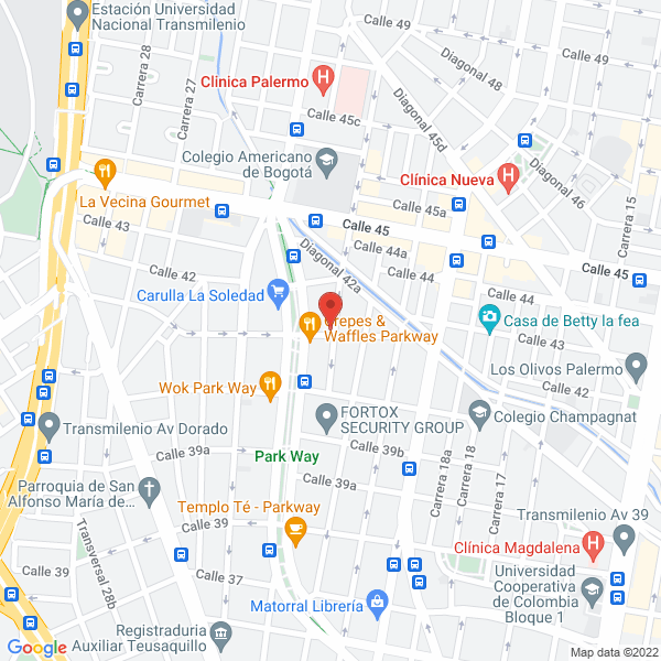 Mapa de Hsam Bioingenieros Ltda